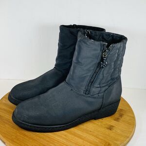 Boston Access Waterproof Winter Boots Size 8.5 Women’s Black